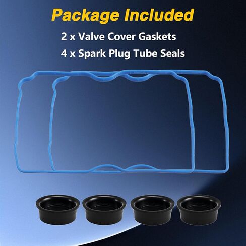 FUSCH Engine Valve Cover Gasket Set Compatible with Subaru Outback Legacy Forester Impreza Baja 2006-2012,Saab 9-2X 2006 EJ25 2.5L Engine Replace# VS 50780 R in Saudi Arabia