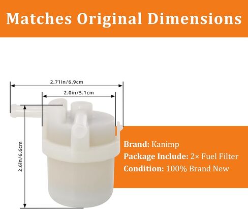 16900-SR3-004 18-7720 Fuel Filter Compatible with Honda Outboard 115 130 HP BF115 BF130 (2 PCS) in Saudi Arabia