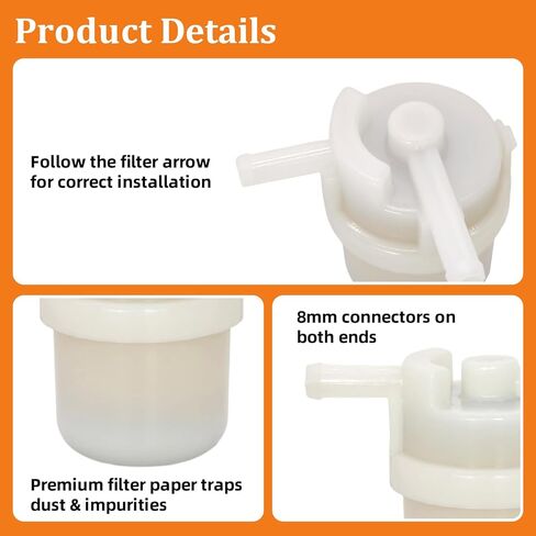 16900-SR3-004 18-7720 Fuel Filter Compatible with Honda Outboard 115 130 HP BF115 BF130 (2 PCS) in Saudi Arabia