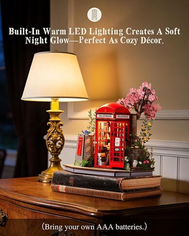 Rolife 3D Puzzles for Adults Blossom Book Booth, Toy Model Building Set for Adults for Table Toys & Home Decor, Creative Birthday Gift for Girls&Boys (116 PCS) in Kuwait