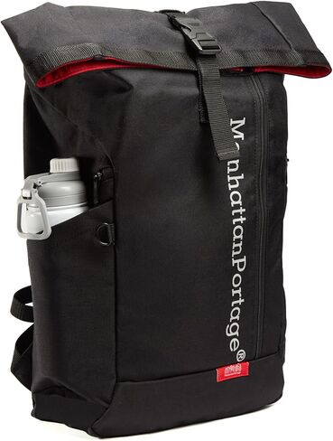 حقيبة ظهر Manhattan Portage عاكسة للضوء الإصدار 2 مع حقيبة كمبيوتر محمول وتصميم قابل للطي وحجرة واسعة مقاومة للماء وشديدة التحمل 1000D Cordura in Kuwait
