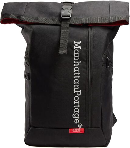 حقيبة ظهر Manhattan Portage عاكسة للضوء الإصدار 2 مع حقيبة كمبيوتر محمول وتصميم قابل للطي وحجرة واسعة مقاومة للماء وشديدة التحمل 1000D Cordura in Kuwait