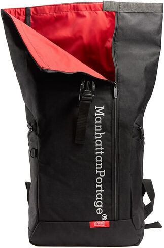 حقيبة ظهر Manhattan Portage عاكسة للضوء الإصدار 2 مع حقيبة كمبيوتر محمول وتصميم قابل للطي وحجرة واسعة مقاومة للماء وشديدة التحمل 1000D Cordura in Kuwait