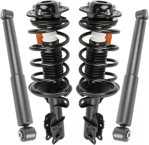 زوج MOSTPLUS الخلفي الكامل من مجموعة تبختر 171662L 171662R متوافق مع 1997-2003 Buick Century Regal/Pontiac Grand Prix V6 لفائف ممتص الصدمات الزنبركي in Kuwait