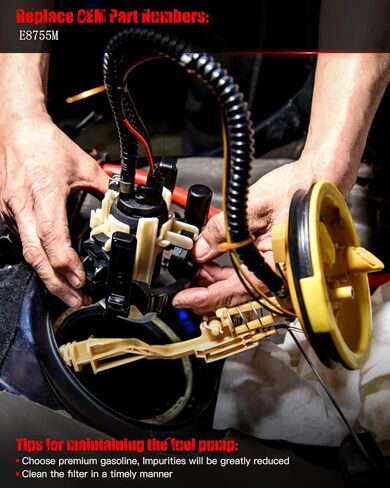 مجموعة وحدة مضخة الوقود الكهربائية متوافقة مع نيسان ألتيما 3.5L V6/2.5L L4 2007-2012 لنيسان ألتيما 2.5L L4 2010-2013، مجموعة وحدة إرسال مضخة الوقود تحل محل E8755M in Kuwait