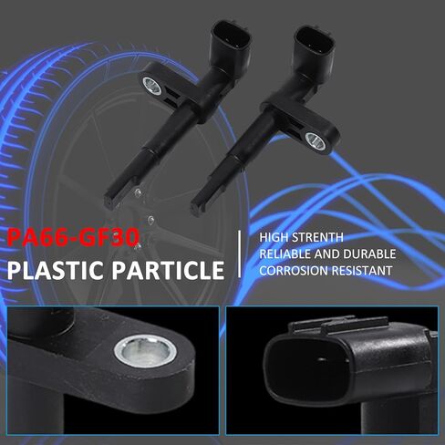 2 PCS ABS Wheel Speed Sensor Front Left or Right Compatible with Lexus gs300 2005-2006, gs350 2007-2011, gs430 2005-2007, gs450h 2007-2011, gs460 2008-2011, is f 2008-2011 4,4,4,0 2006-2012 in Saudi Arabia