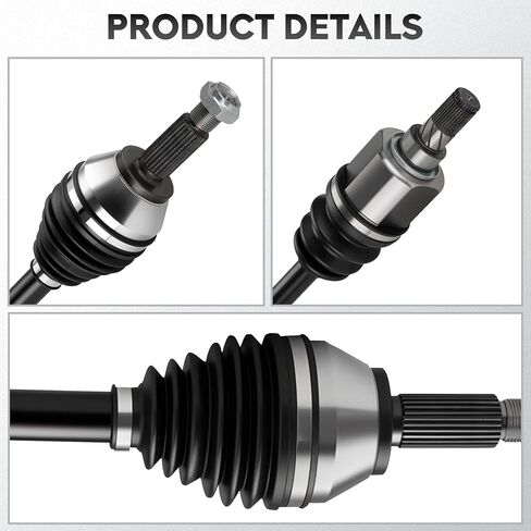 NEW Front Left CV Axle Shaft Assembly fits for Ford Fiesta 2011 2012 2013 2014 2015 L4 1.6L Naturally Aspirated, Automatic Dual Clutch Transmission Only, Driver Side, for 66-2273 in Kuwait