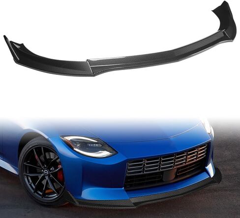 W-POWER، شفة ممتصة للصدمات أمامية على طراز NS تناسب 2023-2026 Nissan Z Coupe، مقسم جسم الذقن الأمامي، ABS، 2025 (أسود مطفي) in Kuwait