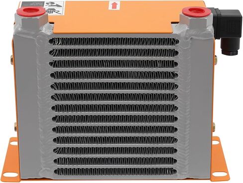 Hydraulic Air Cooler AW0607T-CA, DC12V Industrial Hydraulic Oil Cooler, 20L/min Air-Cooled Oil Radiator Compatible with Most 1-2 Ton Excavator, Precise Welding & Efficient Fan in Saudi Arabia