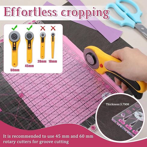11.5" x 10.5" Quilting Ruler for Precise Fabric Cutting, Slotted Sewing Quilt Strip Rulers, Square Clear Mark Plastic Quilting Ruler, Crafts Template Rulers for Accurate Measurement and Easy Cutting in Kuwait