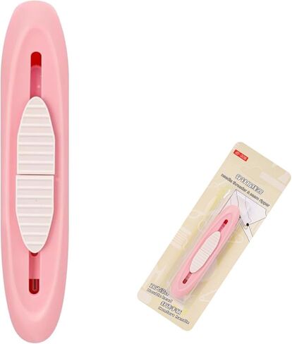 2 in 1 Needle Threader & Seam Ripper, Automatic for Fast Threading & Seam Removal, Pink - Ideal for Sewing, Crafting, DIY Projects in Saudi Arabia