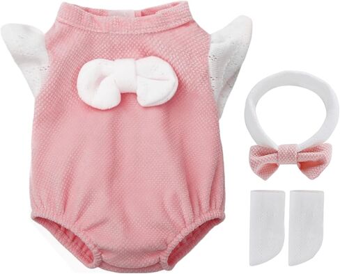 12 inch Doll Clothes and Accessories for 10 11 12 inch Dolls, Include 4-Packs Baby Doll Clothes Hat Headband Socks (Not Include Doll) in Saudi Arabia