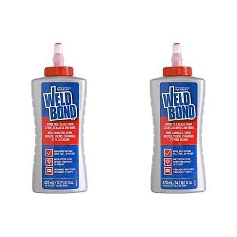 Multi-Surface Adhesive Glue, Bonds Most Anything. Use as Wood Glue or on Fabric Glass Mosaic Carpet Ceramic Tile Metal Stone & More. Non-Toxic, ​Dries Crystal Clear 14.2oz /420ml in Saudi Arabia