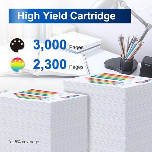 InkNI Compatible Toner Cartridges Replacement for Brother TN229XL TN-229XL Toner Cartridges for HL-L3280CDW MFC-L3720CDW MFC-L3780CDW HL-L3220CDW HL-L3300CDW Printer (B/C/M/Y-4 Pack) in Saudi Arabia