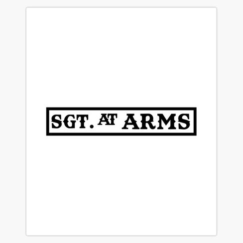 ملصق مغناطيسي MAGNET SOA SGT at Arms Patch مقاس 5 بوصة in Kuwait