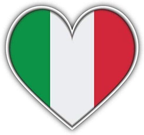 KW الفينيل مغناطيس إيطاليا العلم القلب شاحنة سيارة المغناطيس ملصقات للسيارة متعددة الأشكال المغناطيسي 5" in Kuwait