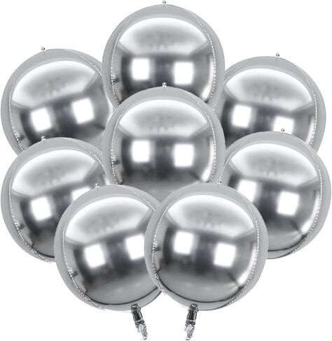 8 Pcs Soccer Foil Balloons 22 Inch 4D Soccer Ball Balloons Large Realistic Football Mylar Balloon for Global Football Tournament Baby Shower Birthday Graduate Sports Themed Party Decorations in Saudi Arabia
