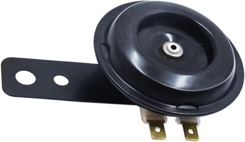 6V 1.5A 110dB معدن كهربائي بصوت عال مكبر صوت البوق الأسود للدراجات النارية تصميم أنيق in Kuwait