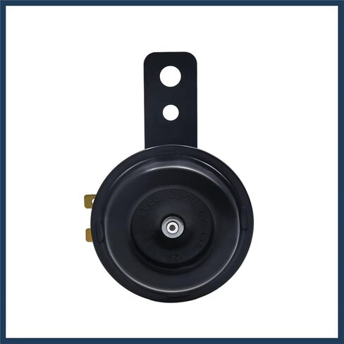6V 1.5A 110dB معدن كهربائي بصوت عال مكبر صوت البوق الأسود للدراجات النارية تصميم أنيق in Kuwait