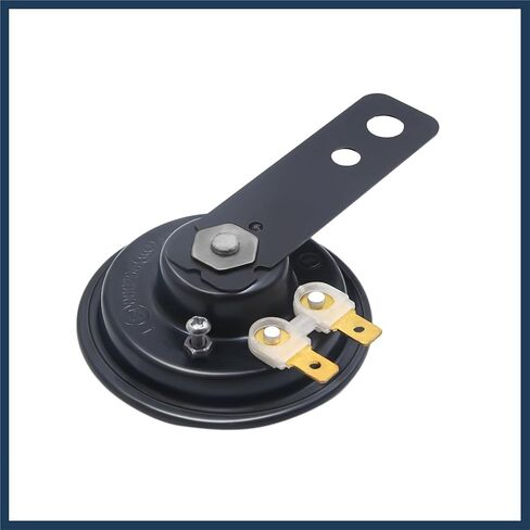 6V 1.5A 110dB معدن كهربائي بصوت عال مكبر صوت البوق الأسود للدراجات النارية تصميم أنيق in Kuwait