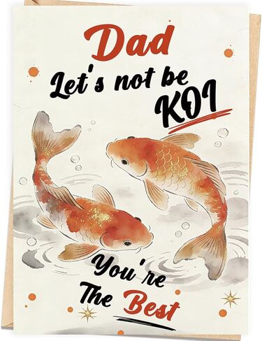 Asmallgf Dog Dad Fathers Day Card, Funny Father's Day Card Gifts from Dog, Dogs Dad Gifts for Men Him, Father's Day Dogs Decoration Gift in Saudi Arabia