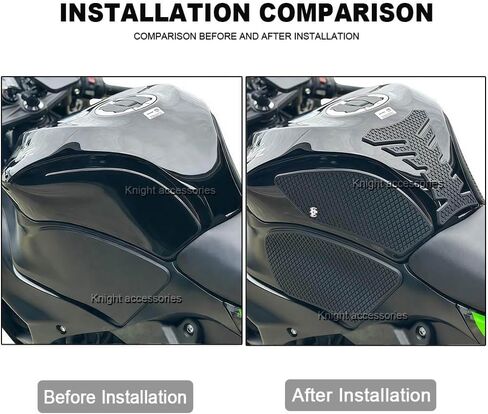 for ZX-6R /ZX 636 ZX6R ZX636 2013-2025 Accessories Fuel Tank Pads Protect Motorcycle Fuel Tank Stickers Fuel Tank Protection Pads Knee Anti-Slip Pads Fuel Tank Grips Tank Pads in Saudi Arabia