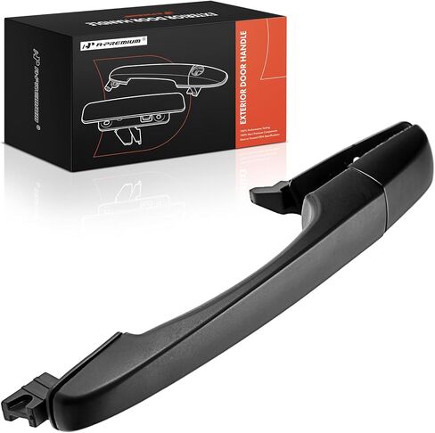 A-Premium Front or Rear Right Passenger Side Exterior Door Handle Compatible with Cadillac CTS 2008-2009 Sedan, CTS 2010-2014 Sedan/Wagon, STS 2005-2011, Primed Black in Kuwait