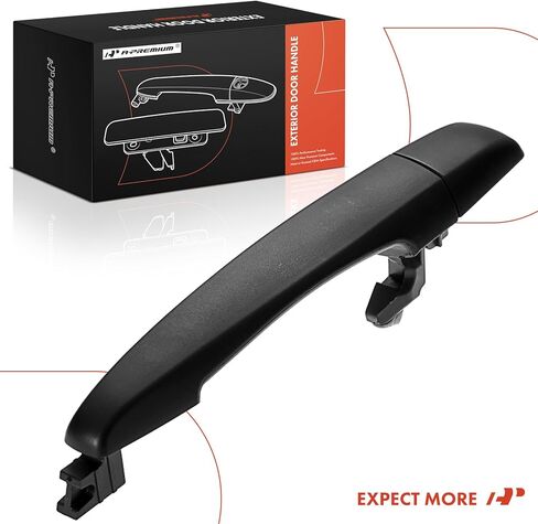A-Premium Front or Rear Right Passenger Side Exterior Door Handle Compatible with Cadillac CTS 2008-2009 Sedan, CTS 2010-2014 Sedan/Wagon, STS 2005-2011, Primed Black in Kuwait