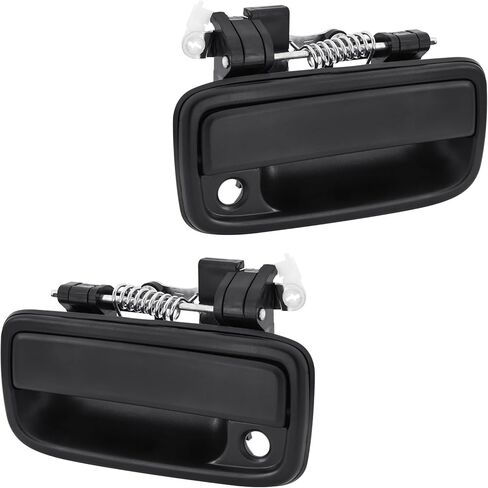mupera Front Passenger Side Exterior Door Handle Replacement for 1995-2004 Toyota Tacoma – Textured Black with Keyhole, OEM 69210-35020, 91318, 79345, TO1311117 in Saudi Arabia
