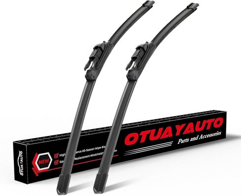 OTUAYAUTO Windshield Wiper Blades Replacement for Cadillac Escalade 2007-2013, GMC Yukon Sierra 2007-2013 Chevy Silverado Tahoe Suburban All-Weather Performance, Pinch Tab 22"+22" (Pack of 2) in Kuwait