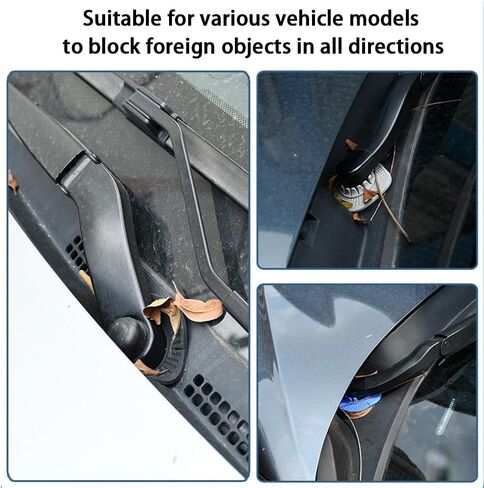 4PCS Car Windshield Wipers Hole Dust Cover,Premium Silicone Wiper Blades Hole Protection Device Prevents Blockage,Universal Automotive Exterior Accessories Fits Car Truck SUV (Black) (flower shape) in Saudi Arabia