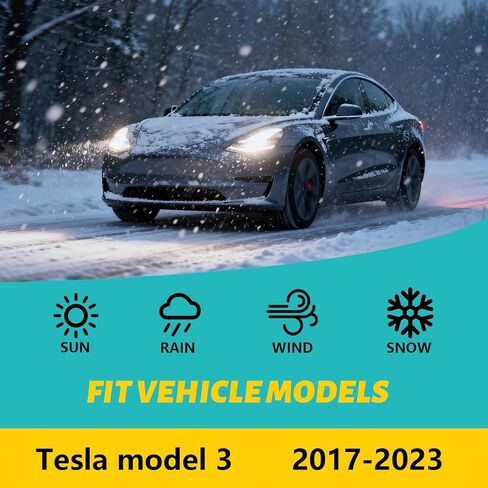 26"+19" Windshield Wiper Blades for Tesla Model 3 2017 2018 2019 2020 2021 2022 2023, Top Lock OEM Replacement All-Season Wipers, 2 Pack in Saudi Arabia