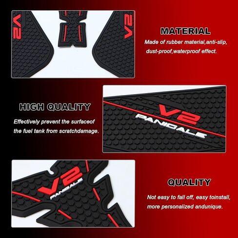 For Ducati Panigale V2 V2 S 2025 Side Fuel Tank Pad Tank Pads Protector Stickers Decal Gas Knee Grip Traction Pad Tankpad in Kuwait