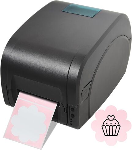 HYBSK 2 Inch Pink Flower Thermal Labels for Personalized Custom Supplies - Cute Thermal Printer Label for Small Business - 500pcs per Roll (Flower) in Kuwait