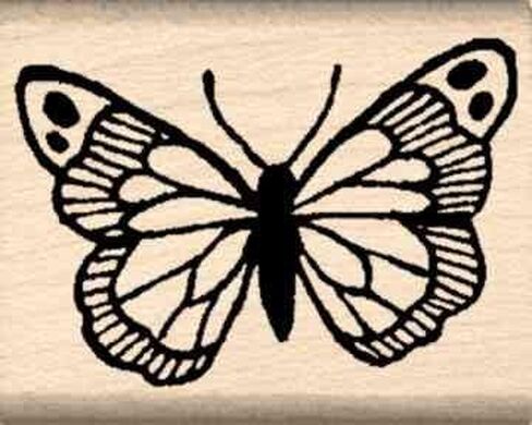 Butterfly Rubber Stamp in Kuwait