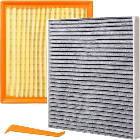 Engine & Cabin Air Filter Compatible with 2020-2024 Nis san Sentra L4 2.0L | Replaces 16546-6LA0A, 27277-6CA0A, 165466LA0A, 272776CA0A in Saudi Arabia