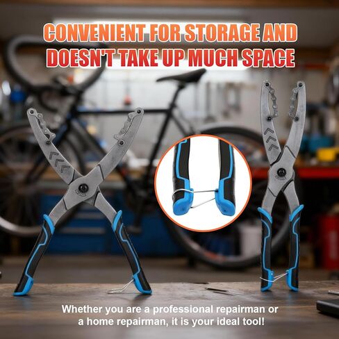 Cassette Removal Tool, Chain Whip Alternative for 7-12 Speed Bikes, Forged Steel Pliers with Non-Slip Handle in Saudi Arabia
