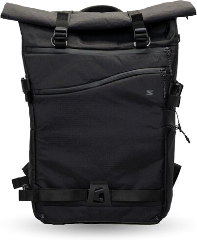 SAKK 25L Rolltop Ranger Camera Backpack – Weatherproof Travel Bag for Creators | Expandable Top, 14 or 16" Laptop Compartment, Padded Camera Cube Insert Included for Canon Nikon Sony in Saudi Arabia