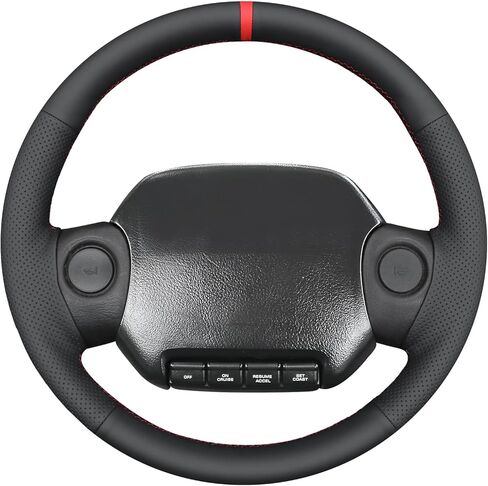 MEWANT Hand-Stitched Steering Wheel Cover Wrap for Dodge RAM 1500 2500 3500 Dakota 1994-1997 Steering Wheel Accessories for Dodge RAM 1500 2500 3500 in Kuwait