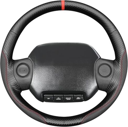 MEWANT Hand-Stitched Steering Wheel Cover Wrap for Dodge RAM 1500 2500 3500 Dakota 1994-1997 Steering Wheel Accessories for Dodge RAM 1500 2500 3500 in Kuwait
