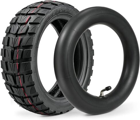 10x2.75-6.5 Scooter Tire and Inner Tube Off Road,70/65-6.5 Tire and Tube Set Compatible with Speedway 5 Dualtron 3 Hover-1 Alpha Hiboy Titan PRO Electric Scooter 1 Set in Saudi Arabia