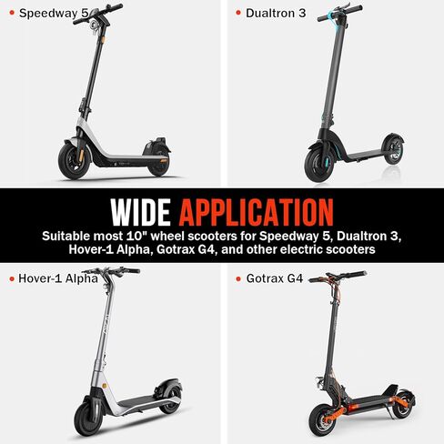 10x2.75-6.5 Scooter Tire and Inner Tube Off Road,70/65-6.5 Tire and Tube Set Compatible with Speedway 5 Dualtron 3 Hover-1 Alpha Hiboy Titan PRO Electric Scooter 1 Set in Saudi Arabia