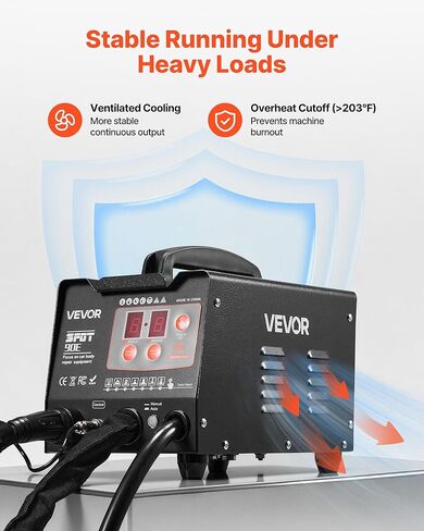 طقم إصلاح دنت اللحام وعربة اللحام من VEVOR، ماكينة لحام البقعة 3 كيلو وات مع مسدسي لحام و7 أوضاع، آلة إصلاح دنت لحام البقعة الأوتوماتيكية 110 فولت لإصلاح الألواح الفولاذية in Kuwait