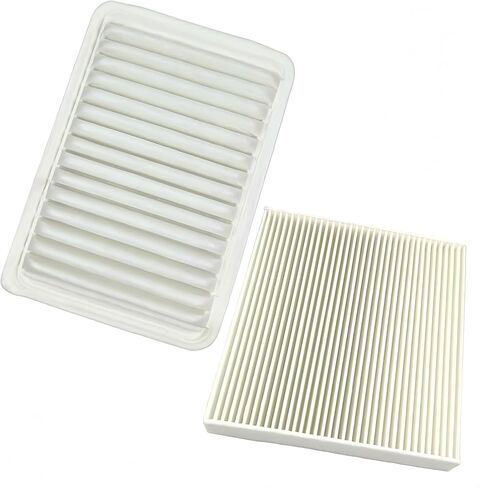 Engine & Cabin Air Filter Set Replacement for Toyota 4 cylinders Camry 2007-2017 Venza 2009-2016 Replace 17801-0H050 87139-07010 in Kuwait