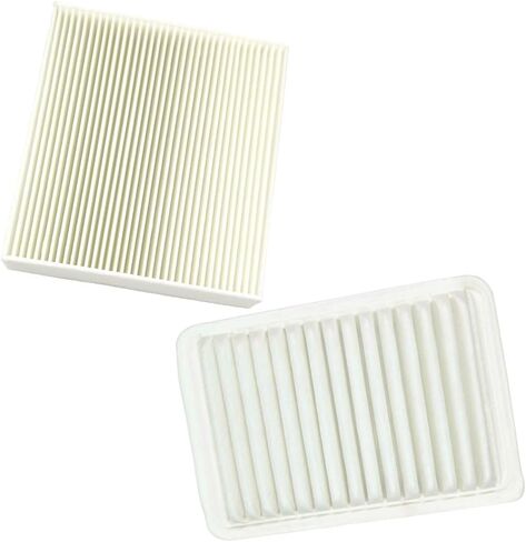 Engine & Cabin Air Filter Set Replacement for Toyota 4 cylinders Camry 2007-2017 Venza 2009-2016 Replace 17801-0H050 87139-07010 in Kuwait