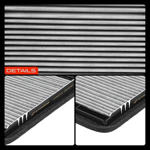 A-Premium Cabin Air Filter with Activated Carbon Compatible with Ford F-150 1997-2004, F-250 1997-1999, F-350, Expedition, F-150 Heritage, F Super Duty, F-53, F-59 & Lincoln Navigator in Kuwait