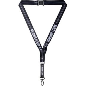 Plasticolor 004627R01 Harley-Davidson Bar & Shield Text Logo Lanyard, Black & White in Saudi Arabia