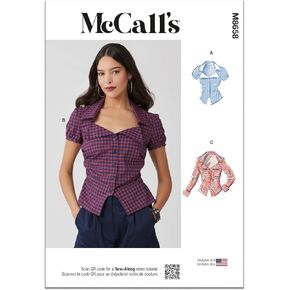 McCall's M8658 Sewing Pattern for Misses' Woven Top with Sleeve Variations in Saudi Arabia