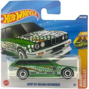 Hot Wheels - BMW M3 Wagon - HW Wagons 5/5 - JBB48 - Short Card - Stanley - Castrol - Michelin - Green - Mattel 2025 - Licensed BMW Model - 1:64 in Saudi Arabia