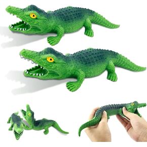 Stretchy Animal Sensory Stress Relief Toys Crocodile Squishy Stress Toys Alligators Squeeze Sand Rebound Ball Fidget Knead Toy Pinch Stress Relieve Party Favors in Saudi Arabia